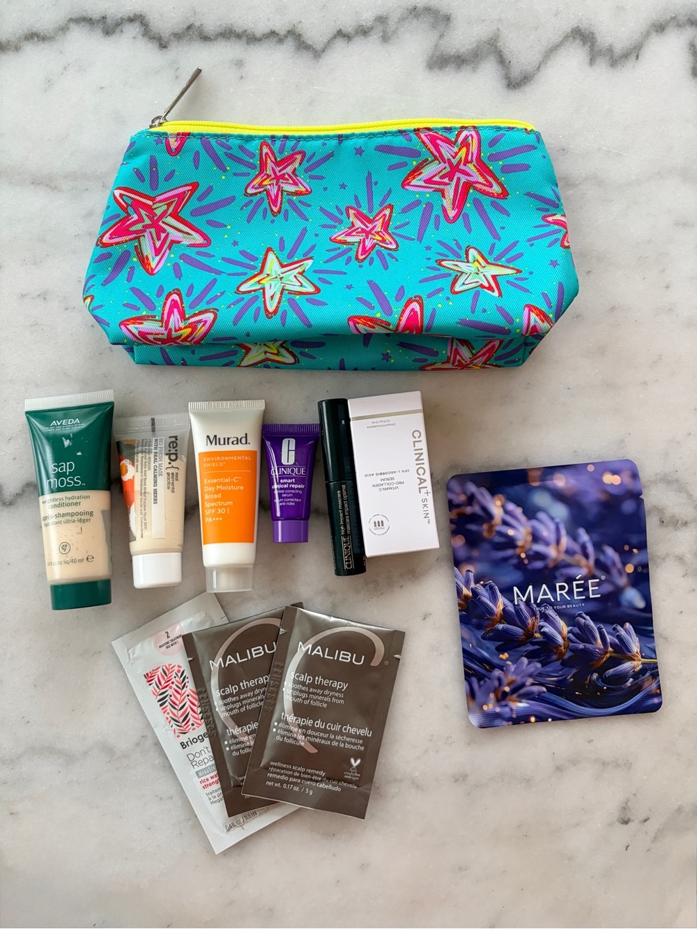 Clinique 11pc Beauty Sample Bag Bundle